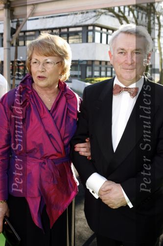 Hilversum 12 maart 2007
Feest voor de 65 e verjaardag van Joop v d Ende in studio 21. Koos Postuma met vrouw