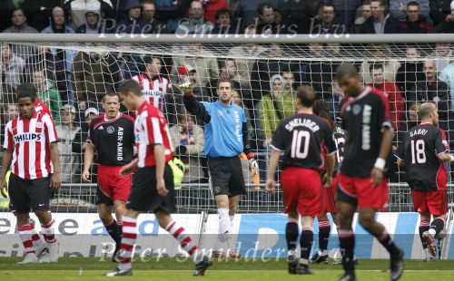Eindhoven, 18 Maart 2007 Kompetitiewedstrijd PSV-AJAX, eindstand 1-5 Seizoen 2006/2007
Maarten Stekelenburg