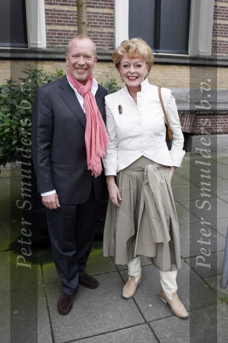 Amsterdam 4 maart 2007
Modeshow Frans Molenaar in het Amstel Hotel. Marianne v Wijnkoop en Frans Mulder