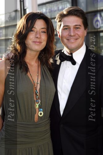 Hilversum 12 maart 2007
Feest voor de 65 e verjaardag van Joop v d Ende in studio 21. Martijn en Amanda Krabbe