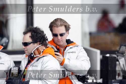 Lech 27 februari 2007
Dennis v Tellingen Reni v Maren Edwin Bredius en Albert den Iseger in Lech. Michiel Mol