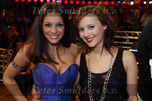 Hilversum 16 maart 2007
Opnames sbs6 programma So you wannabe a popstar. Fajah Lourens en Monique v d Werff