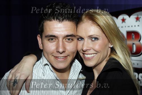 Uitgeest 17 januari 2007
Feest Henk Geels in Bobs saloon. jan Smit met Nance Coolen