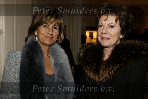 Amsterdam 4 maart 2007
Modeshow Frans Molenaar in het Amstel Hotel.  Sylvia Toth en  Neelie Kroes