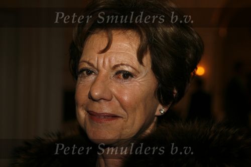 Amsterdam 4 maart 2007
Modeshow Frans Molenaar in het Amstel Hotel.   Neelie Kroes