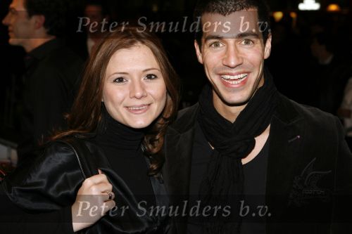 AMSTERDAM 5 maart 2007
Premiere Voebalvrouwen, nieuwe serie Talpa, in Tuschinski. Celine Purcell en Oren Schrijver