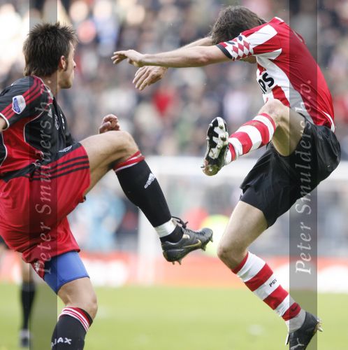 Eindhoven, 18 Maart 2007 Kompetitiewedstrijd PSV-AJAX, eindstand 1-5 Seizoen 2006/2007
Phillip Cocu