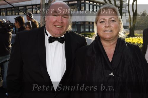 Hilversum 12 maart 2007
Feest voor de 65 e verjaardag van Joop v d Ende in studio 21. Piet Souer met vrouw