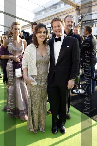 Hilversum 12 maart 2007
Feest voor de 65 e verjaardag van Joop v d Ende in studio 21. Prins Pieter Christiaan en Prinses Anita