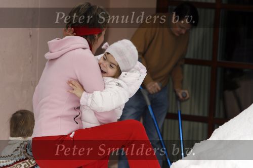 Lech 11 februari 2007
Maxima Prins Willem Alexander Amalia Alexia Koningin Beatrix Prins Constantijn Prinses Laurentien met Prinses Eloise Prins Claus Cazimir en Eleonore op vakatie in Lech.
