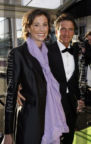 Hilversum 12 maart 2007
Feest voor de 65 e verjaardag van Joop v d Ende in studio 21. Prins Maurits en prinses Marilene