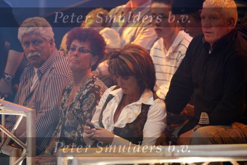 Hilversum 17 maart 2007
Eerste aflevering van So you wannabe a popstar van sbs 6. rachel Hazes met haar ouders op de tribune voor haar dochter Roxeanne die mee doet