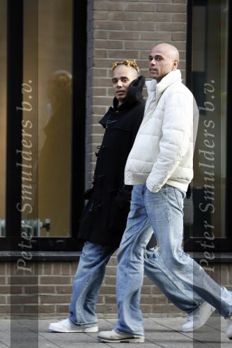 Amsterdam 5 maart 2007
Ray Slijngaard oud zanger van 2Unlimited op straat in Amsterdam.