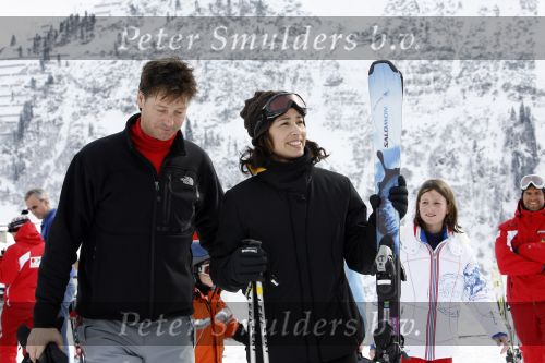 Lech 27 februari 2007
Rick Engelkes met zijn vrouw Annemarie en dochter op wintersport vakantie.