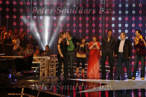 Hilversum 17 maart 2007
Eerste aflevering van So you wannabe a popstar van sbs 6. Viktor Brand en Gerard Joling