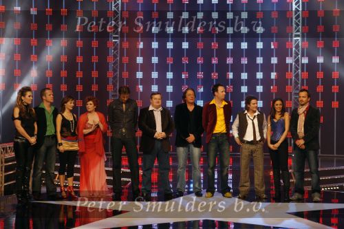 Hilversum 17 maart 2007
Eerste aflevering van So you wannabe a popstar van sbs 6. Viktor Brand en Gerard Joling