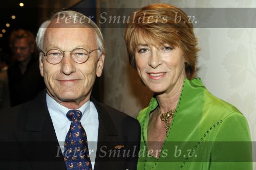 Amsterdam  17 maart 2007
Modeshow Mart Visser in het hilton in amsterdam. Tineke de Groot met vriend de Hr fabius