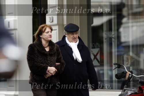 Amsterdam 7 maart 2007
Tonny Eyk met zijn vrouw op de pc hooftstraat.