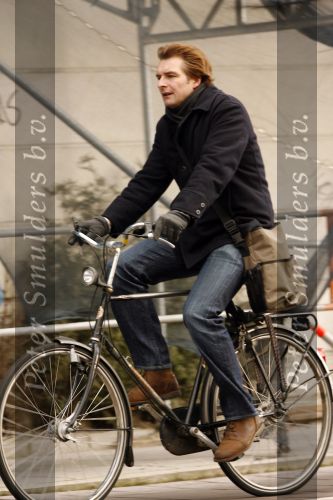 Amsterdam 7 februari 2007
Victo Reinier op de fiets