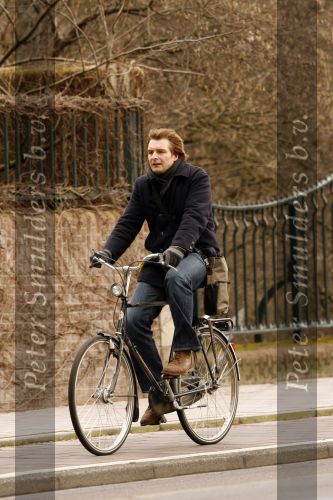 Amsterdam 7 februari 2007
Victo Reinier op de fiets