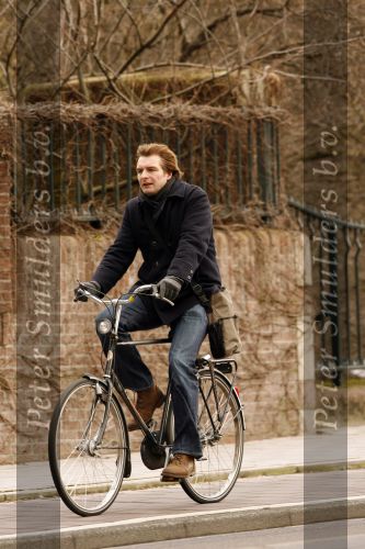 Amsterdam 7 februari 2007
Victo Reinier op de fiets