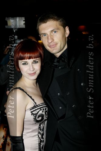 Amsterdam 19 februari 2007
Premiere Kicks in Tuschinski. Victoria Koblenko met vriend