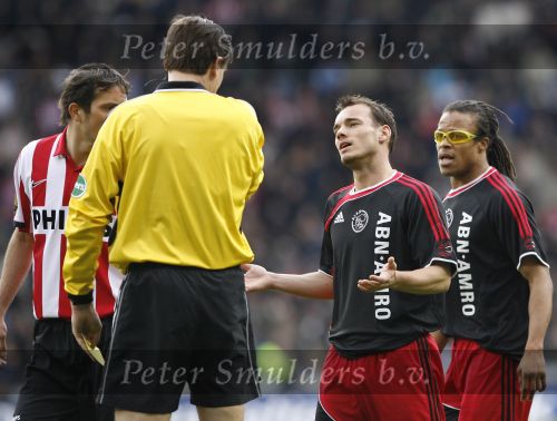 Eindhoven, 18 Maart 2007 Kompetitiewedstrijd PSV-AJAX, eindstand 1-5 Seizoen 2006/2007
Wesley Sneijder \