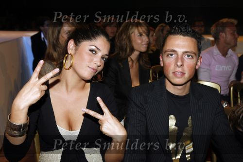 Amsterdam 7 september 2006
Elite en Samsung model  finale in de beurs van Berlage.
Yolanthe Cabau v Karsbergen met Baas B