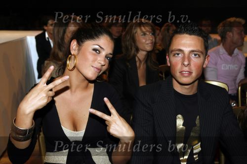 Amsterdam 7 september 2006
Elite en Samsung model  finale in de beurs van Berlage.
Yolanthe Cabau v Karsbergen met Baas B