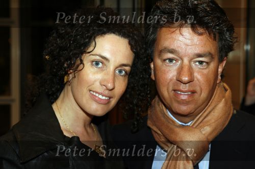 Amsterdam  17 maart 2007
Modeshow Mart Visser in het hilton in amsterdam. Yves Gijraths met vrouw