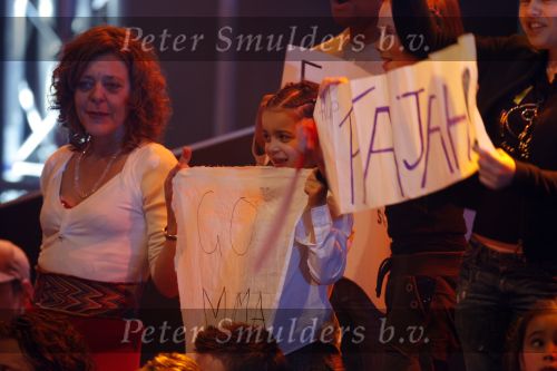 Hilversum 17 maart 2007
Eerste aflevering van So you wannabe a popstar van sbs 6. Dochter Fajah Lourens