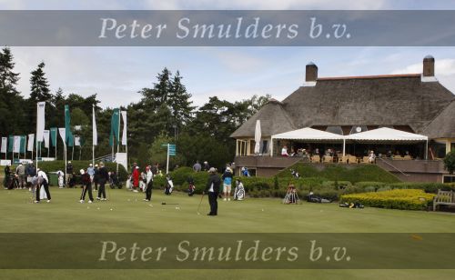 Valkenswaard, 4 Juni 2009
Veel deelneemsters op de putting green bij het ABN AMRO Ladies Open dat wordt gespeeld  van 5 t/m 7 Juni 2009 op de Eindhovensche Golf