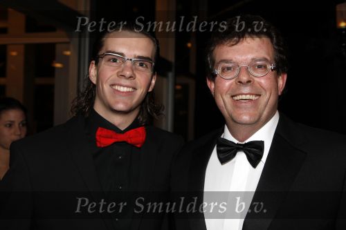 Amsterdam 15 december 2009
Sportman van het jaar verkiezing in de RAI. Andy Houtkamp met zoon
Peter Smulders bv