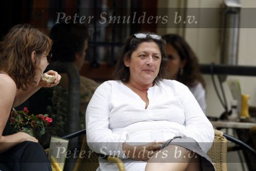 Amsterda 26 juni 2009
Annet Malherbe op terras.
Peter Smulders bv