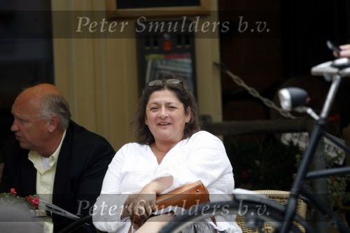 Amsterda 26 juni 2009
Annet Malherbe op terras.
Peter Smulders bv