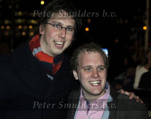 Amsterdam 11 maart 2010
Premiere Carre met daarbij aanwezig Prinses Maxima. 
Adje met zijn vriend
Arijan v Bavel Adje