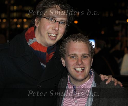Amsterdam 11 maart 2010
Premiere Carre met daarbij aanwezig Prinses Maxima. 
Adje met zijn vriend
Arijan v Bavel Adje