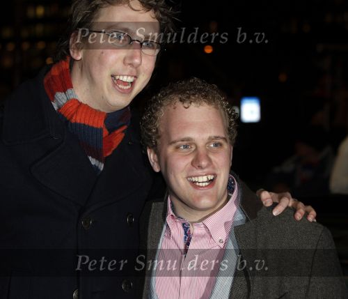 Amsterdam 11 maart 2010
Premiere Carre met daarbij aanwezig Prinses Maxima. 
Adje met zijn vriend
Arijan v Bavel Adje