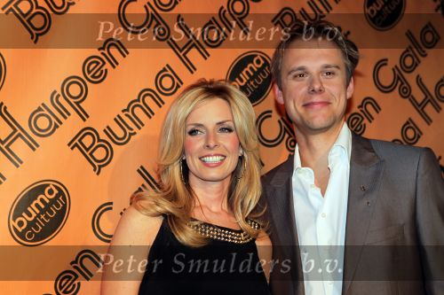 Hilversum, 3 Maart 2010 Uitreiking Gouden Harpen in Studio 22
Armin v Buuren met Candy Dulfer
Foto Peter Smulders BV