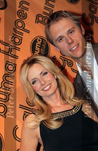 Hilversum, 3 Maart 2010 Uitreiking Gouden Harpen in Studio 22
Armin v Buuren met Candy Dulfer
Foto Peter Smulders BV