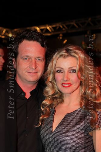Hilversum, 3 Maart 2010 Uitreiking Gouden Harpen in Studio 22
Brigitte Nijman met partner
Foto Peter Smulders BV