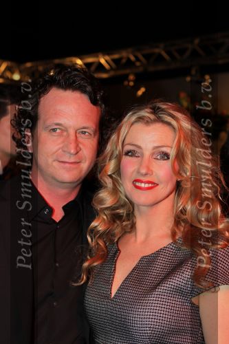 Hilversum, 3 Maart 2010 Uitreiking Gouden Harpen in Studio 22
Brigitte Nijman met partner
Foto Peter Smulders BV