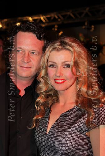 Hilversum, 3 Maart 2010 Uitreiking Gouden Harpen in Studio 22
Brigitte Nijman met partner
Foto Peter Smulders BV