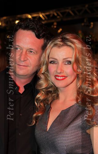Hilversum, 3 Maart 2010 Uitreiking Gouden Harpen in Studio 22
Brigitte Nijman met partner
Foto Peter Smulders BV