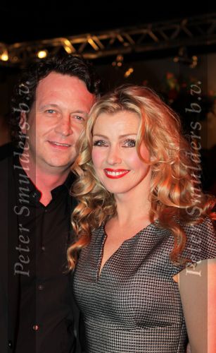 Hilversum, 3 Maart 2010 Uitreiking Gouden Harpen in Studio 22
Brigitte Nijman met partner
Foto Peter Smulders BV