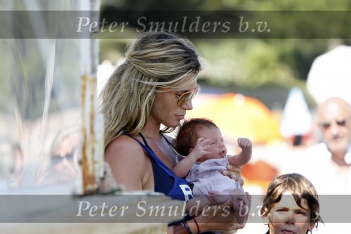 Saint Tropez 31 juli 2009
Danielle Overgaag Oerlemans met dochter Kate  Thijmen Fiene en benjamin op vakantie op saint Tropez.
Peter Smulders bv