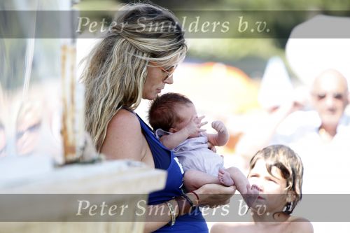 Saint Tropez 31 juli 2009
Danielle Overgaag Oerlemans met dochter Kate  Thijmen Fiene en benjamin op vakantie op saint Tropez.
Peter Smulders bv