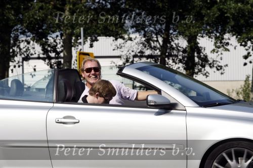 Amsterdam 25 juni 2009
Dennis v Tellingen en Menno Smit in volvo cabrio.
Peter Smulders bv