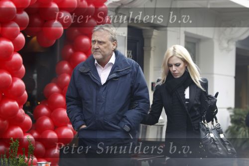 Amsterdam 13 februari 2010
Ed Maas met zijn vrouw op de pc Hooftstraat.
Peter Smulders bv