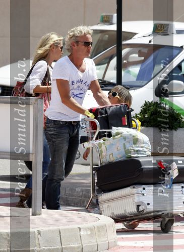 Ibiza 10 juli 2009
Wendy v  Dijk met zoontje Sem en vriend Erland Galjaard op vakantie 
Peter Smulders bv